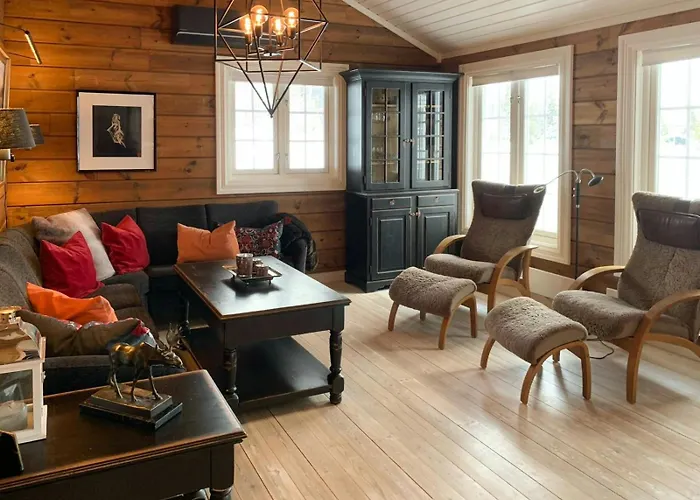 Дом отдыха Mountain At Haglebu With Activities Eggedal